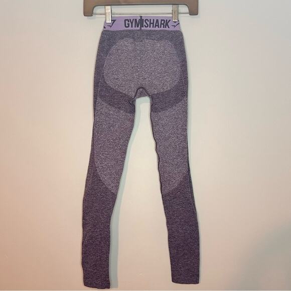 GYMSHARK Flex Leggings Purple Dry Moisture size XS - Picture 3 of 6